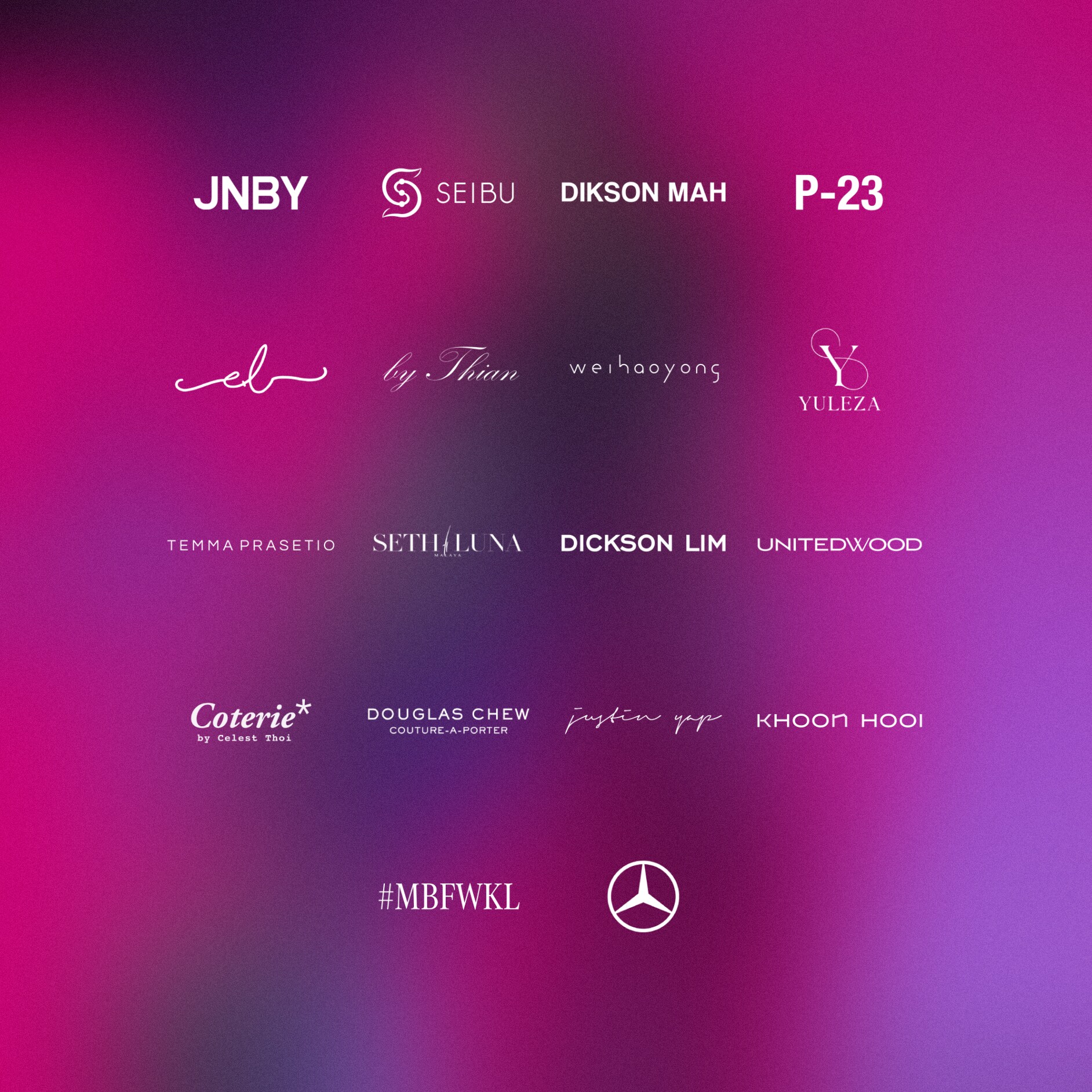 Mercedes-Benz Fashion Week - Designers MBFWKL Designers